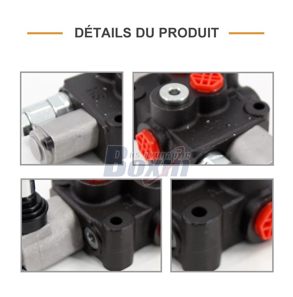 HS45 Manuel 1 tiroir Vanne directionnelle monobloc