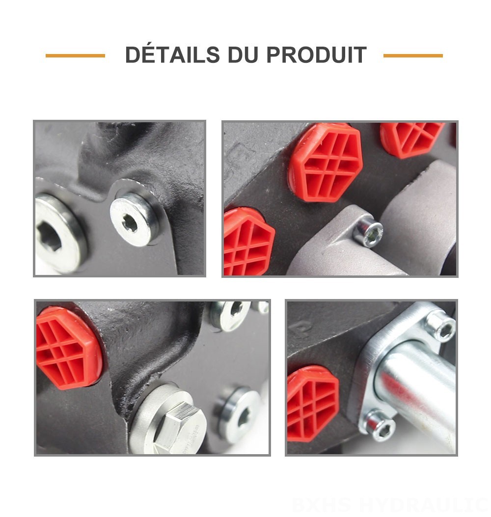 HSDM90B Câble 2 distributeurs Vanne directionnelle monobloc