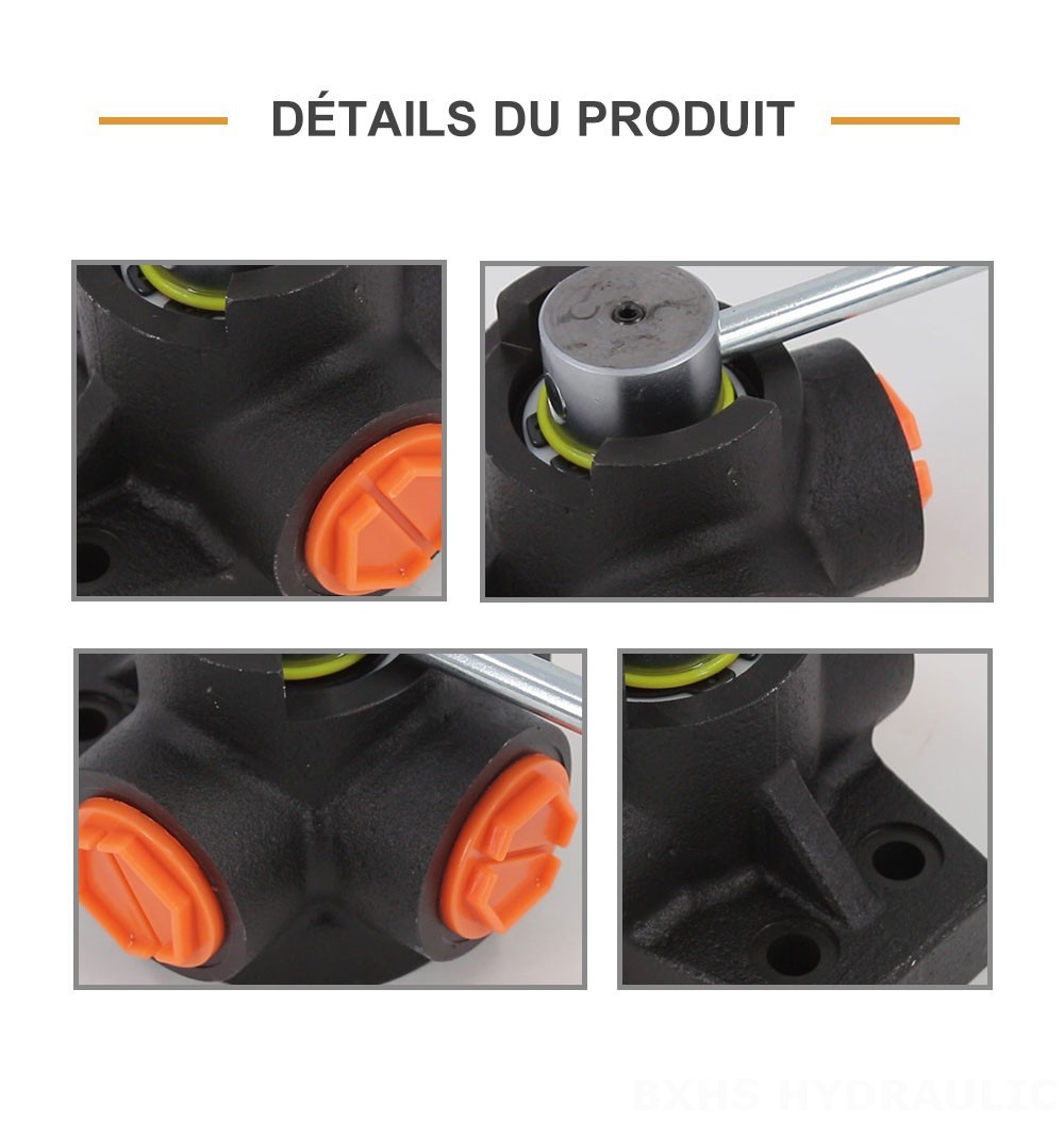 HSDV33 Manuel 1 distributeur Soupape de dérivation de débit
