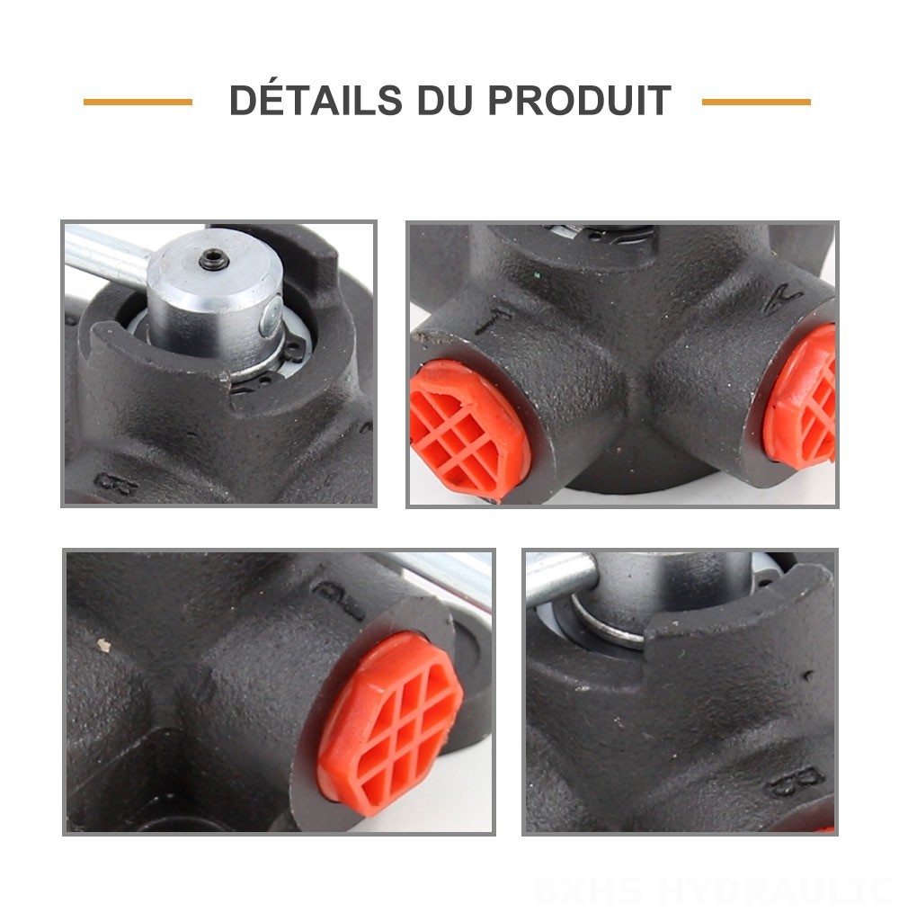 HSDV34 Manuel 1 distributeur Soupape de dérivation de débit