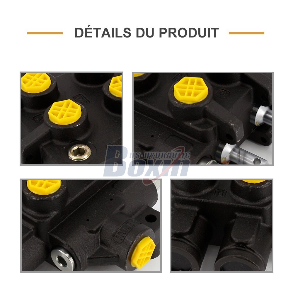 HSSP-2OT-J Manuel 2 tiroirs Vanne directionnelle monobloc
