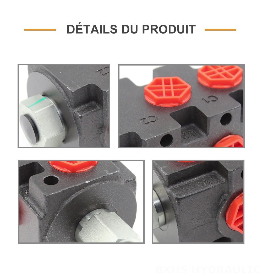 HSV9YK-1LF Hydraulique 1 distributeur Soupape de dérivation de débit