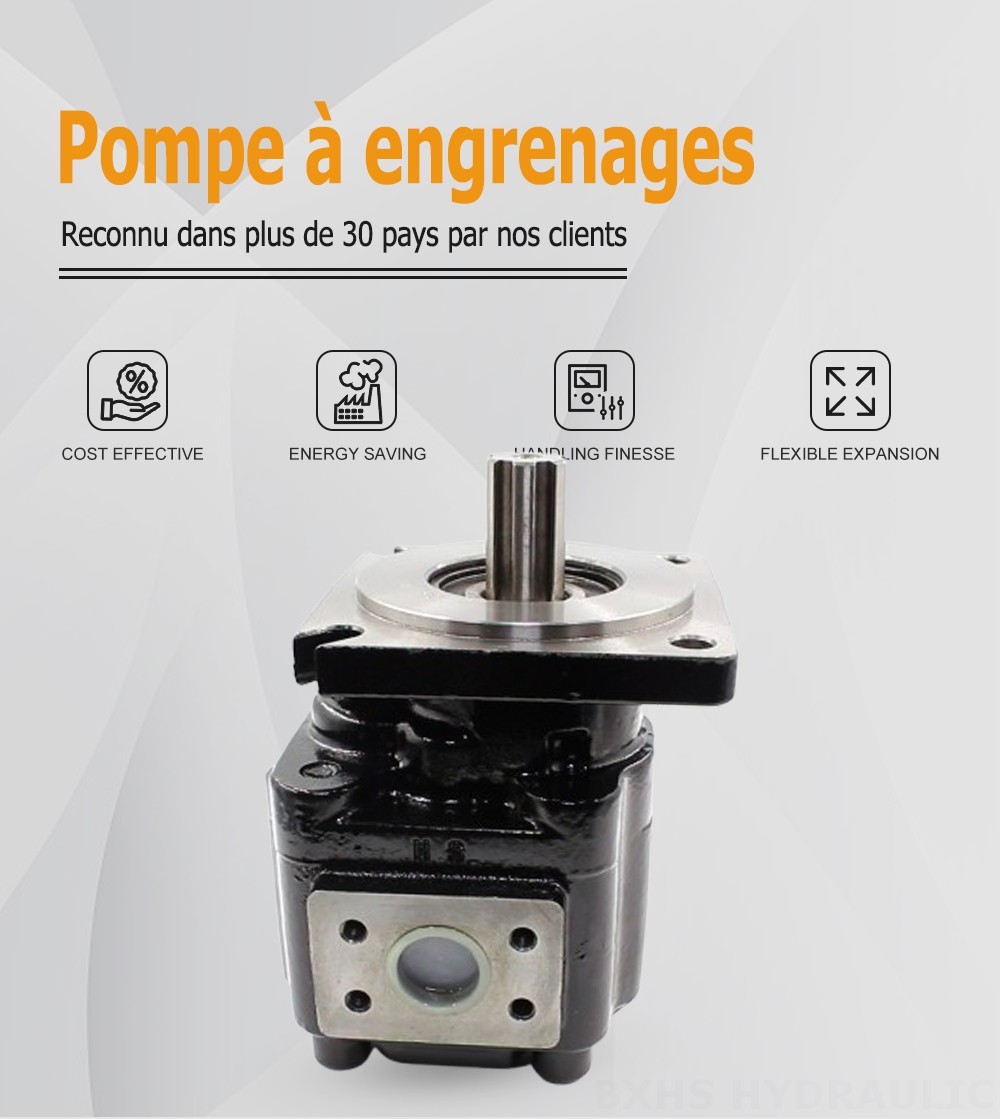 JHP2063 63 cm3/tr Pompe hydraulique à engrenages