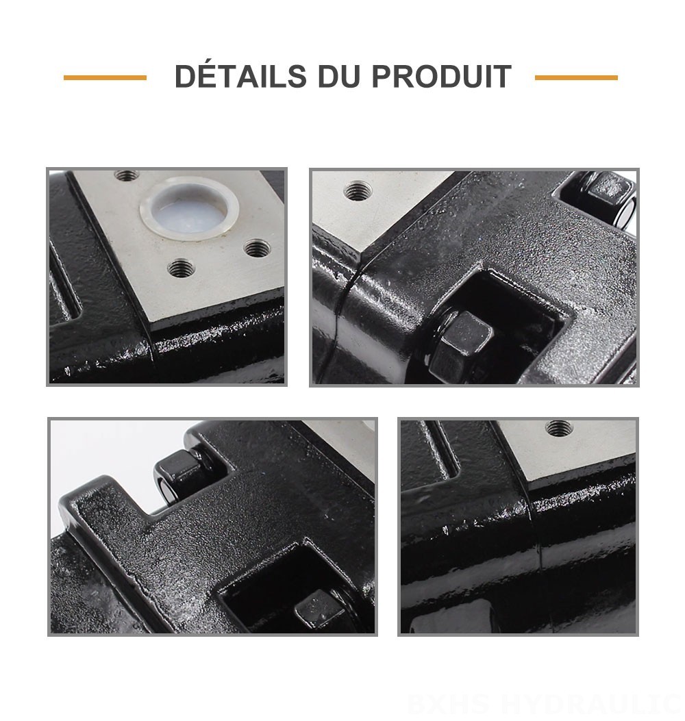 JHP2100-2080-1016 100 cm3/tr Pompe hydraulique à engrenages