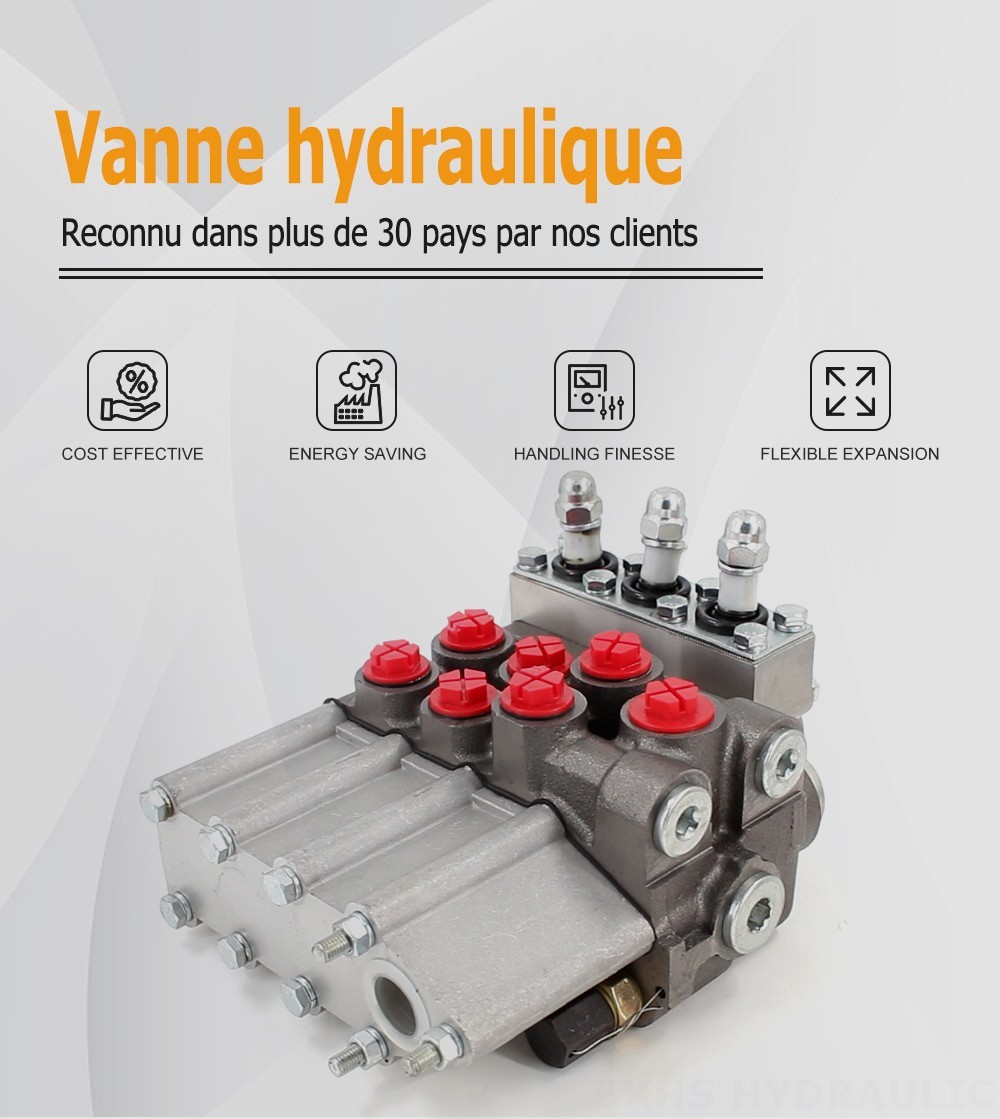 MP80 Manuel 3 distributeurs Distributeur hydraulique
