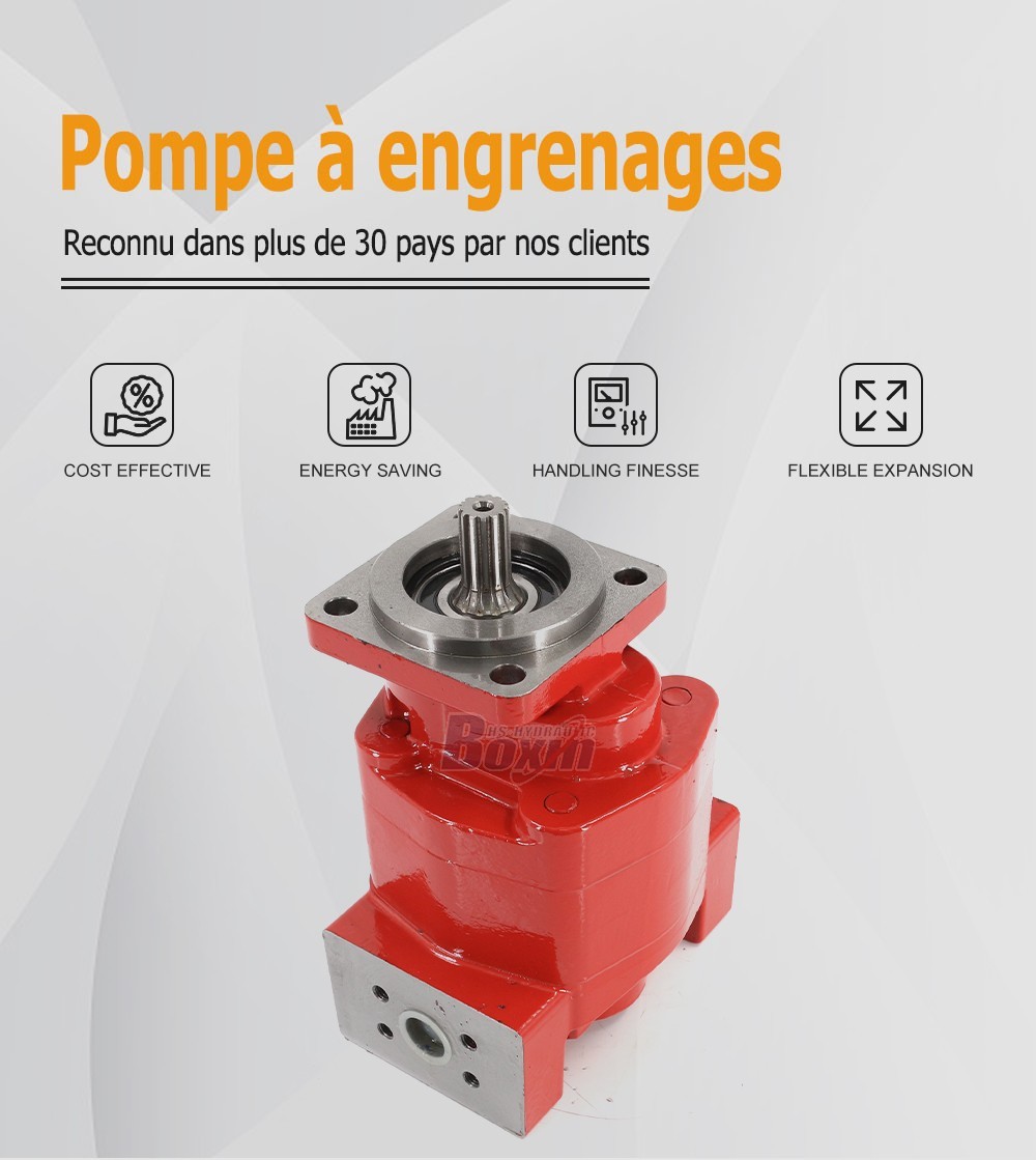 OEM ODM Custom Service for P350A542KEAB25-25R 104.5 cc/rev Hydraulic Gear Pump Manufacturing