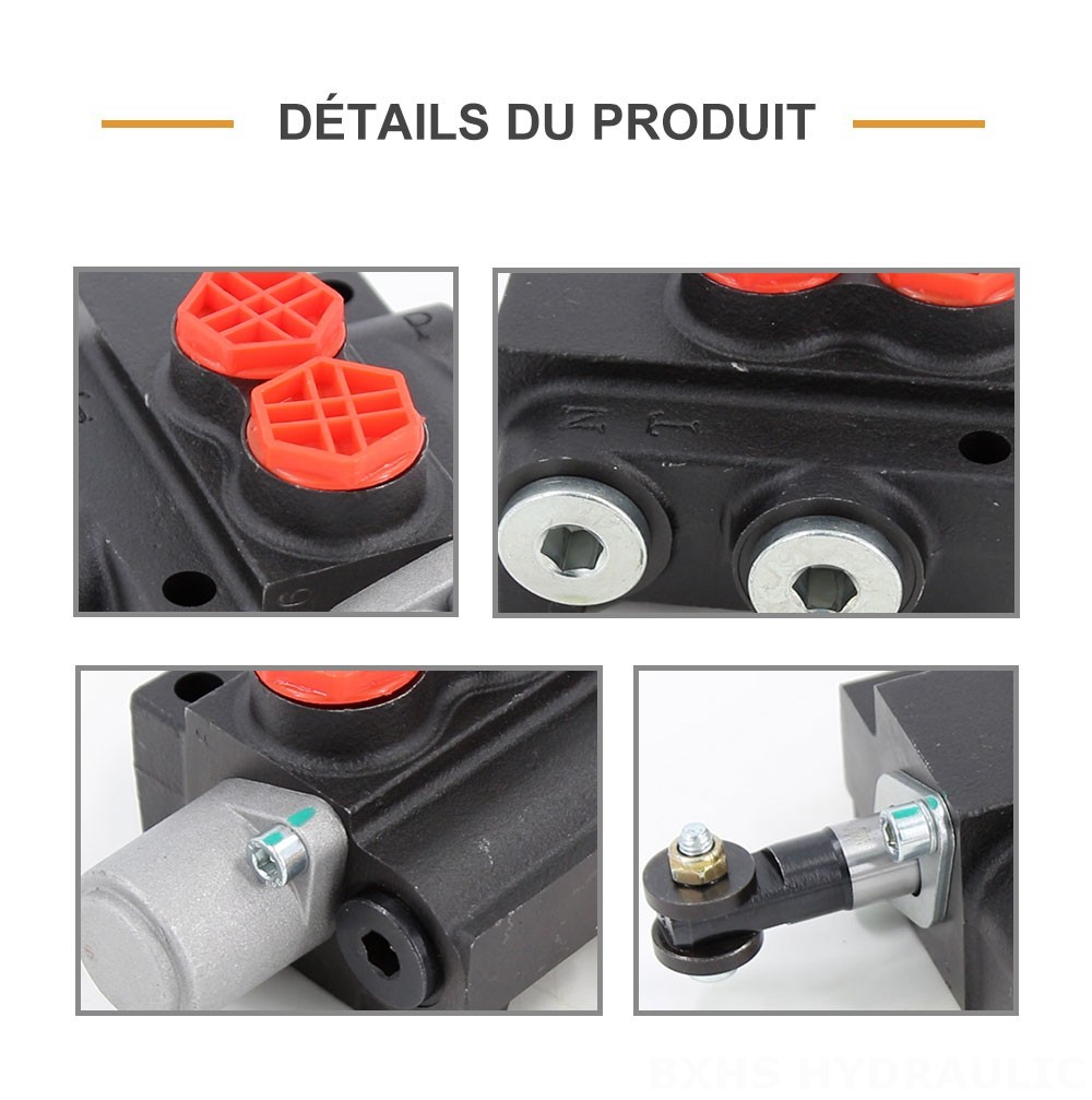 P40-201 Manuel 1 distributeur Vanne directionnelle monobloc