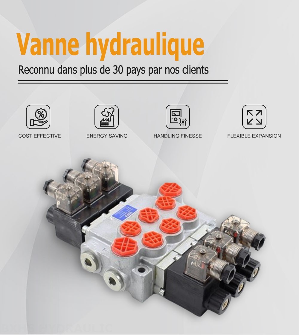 P40-DKL Solénoïde 3 distributeurs Distributeur directionnel monobloc