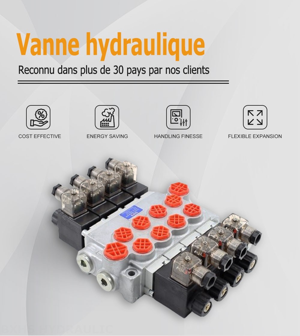 P40-DKL Solénoïde 4 distributeurs Distributeur directionnel monobloc