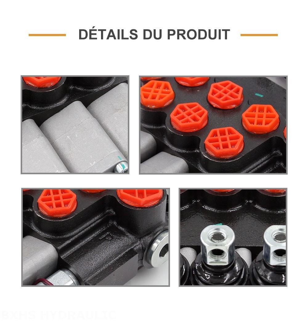 P40-G12-G38-3QTW Manuel 3 distributeurs Distributeur directionnel monobloc