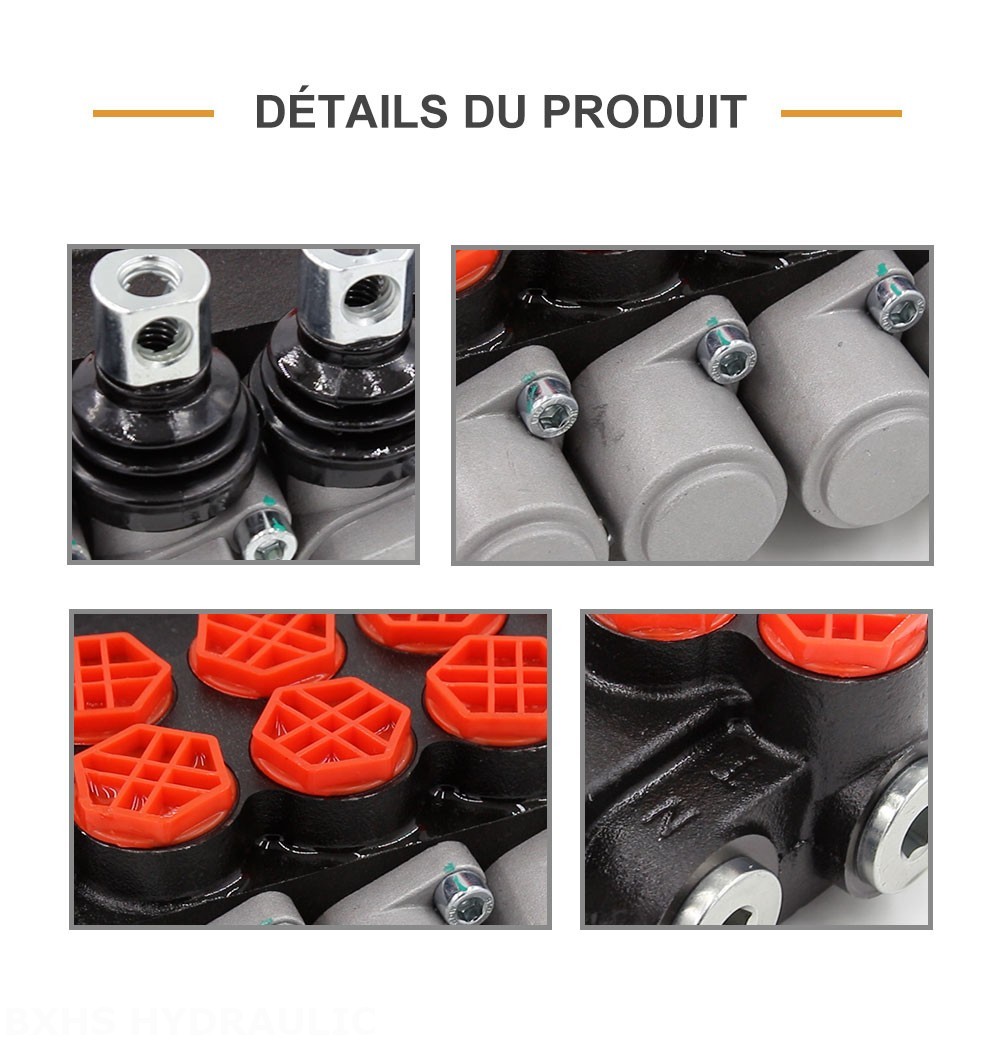 P40-G12-G38-4OT Manuel 4 distributeurs Distributeur directionnel monobloc