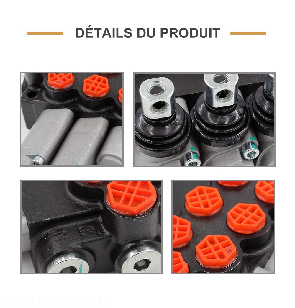 P40-G12-G38-OT-2QTW Manuel 3 distributeurs Distributeur directionnel monobloc