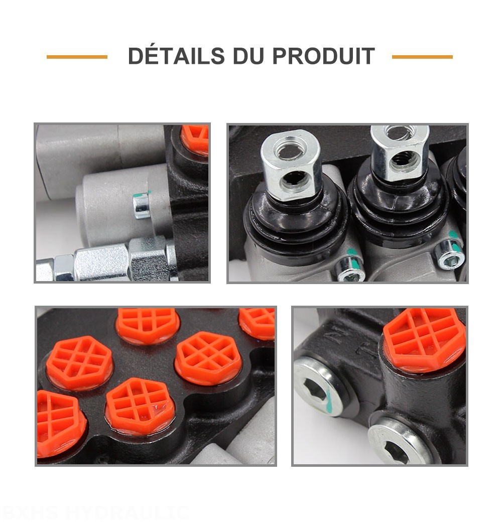 P40-G12-G38-OT-OT-OT Manuel 3 distributeurs Distributeur directionnel monobloc