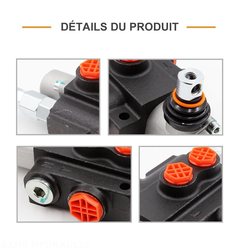 P40-G12-YW Manuel 1 distributeur Distributeur directionnel monobloc