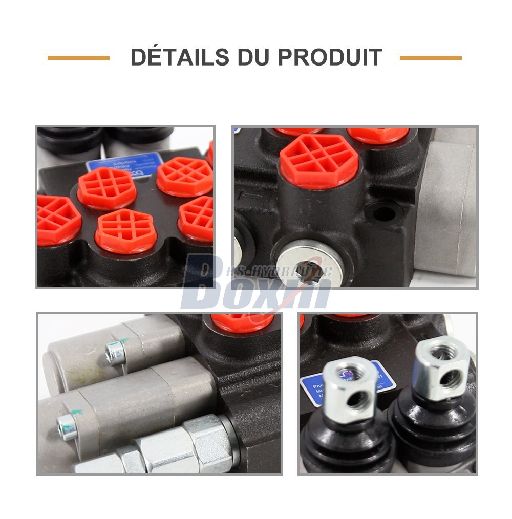 P40-QTW1-QW1 Manuel 2 tiroirs Vanne directionnelle monobloc