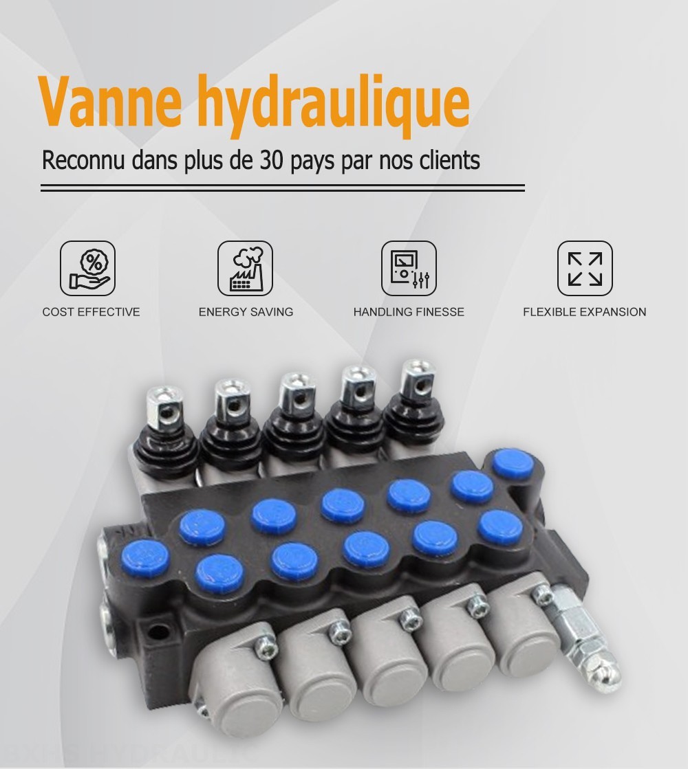 P40-U78 Manuel 5 distributeurs Distributeur directionnel monobloc