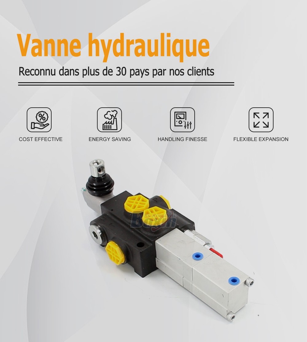 P40Q-OT Pneumatique 1 tiroir Vanne directionnelle monobloc