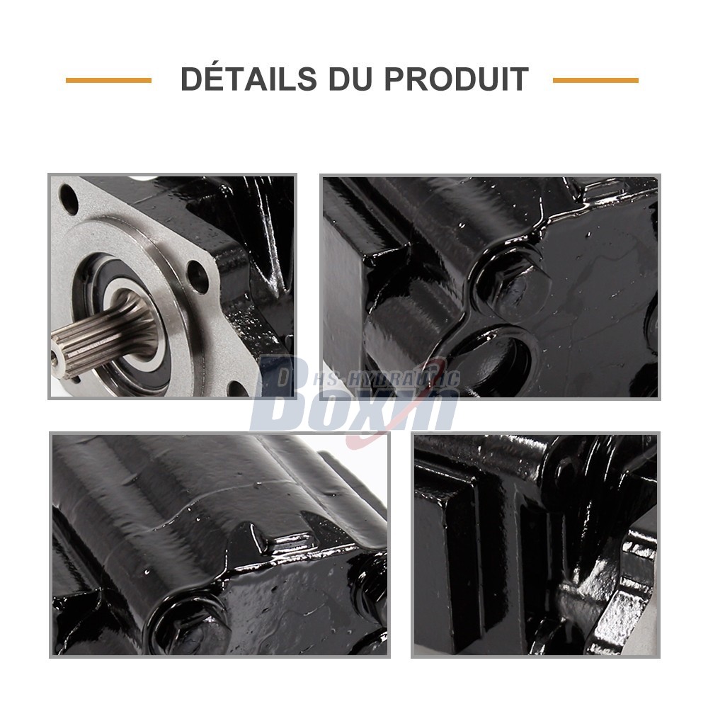 P51A646TEYR25-25 104,5 cm³/tr 16 MPa (2320 psi) Pompe hydraulique à engrenages