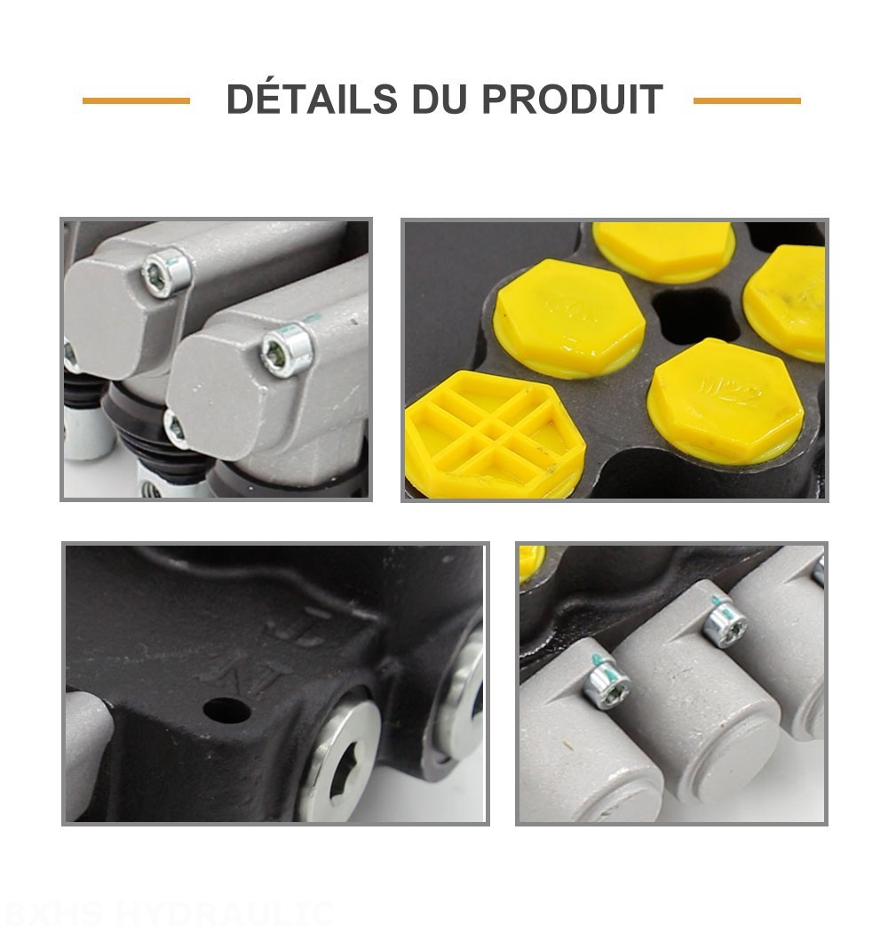 P80-G12-G34-AT-2OT Manuel 3 distributeurs Distributeur directionnel monobloc