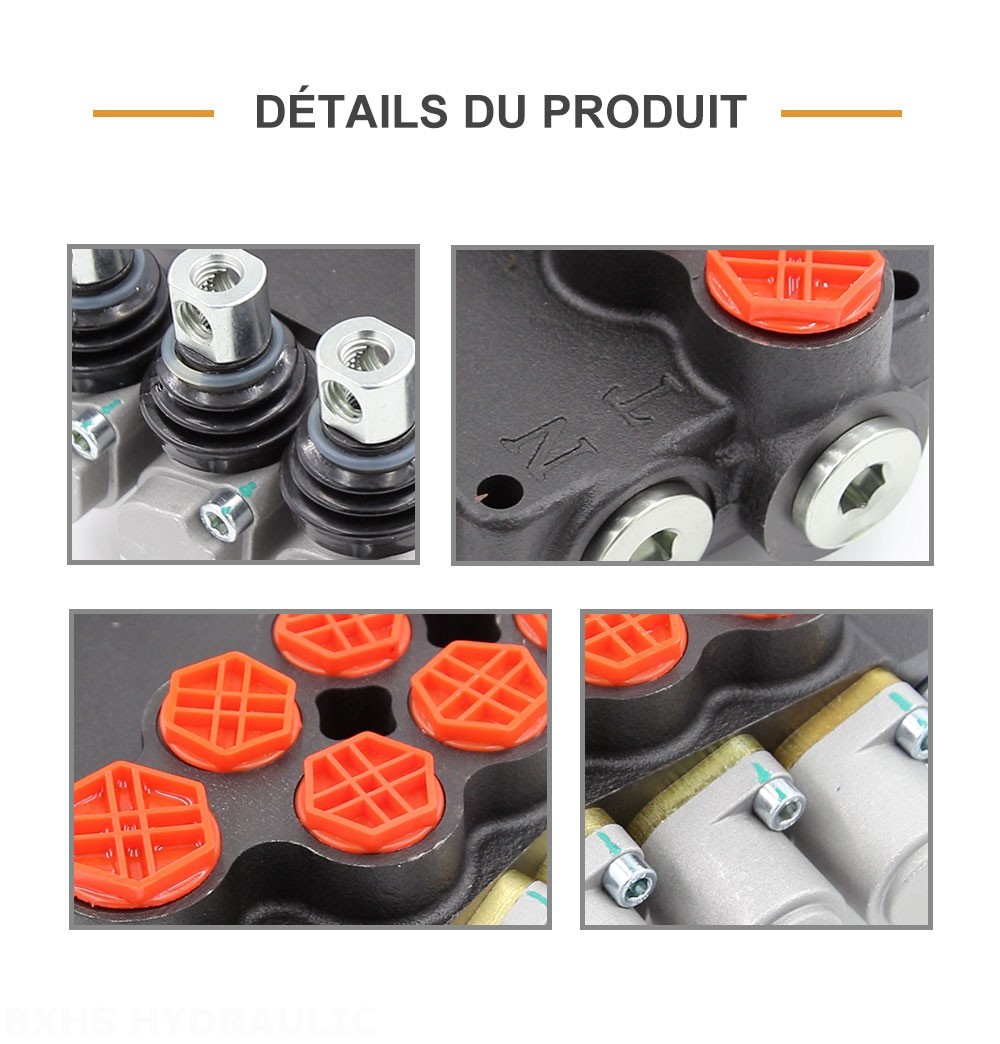 P80-G12-G34-OT Manuel 3 distributeurs Distributeur directionnel monobloc