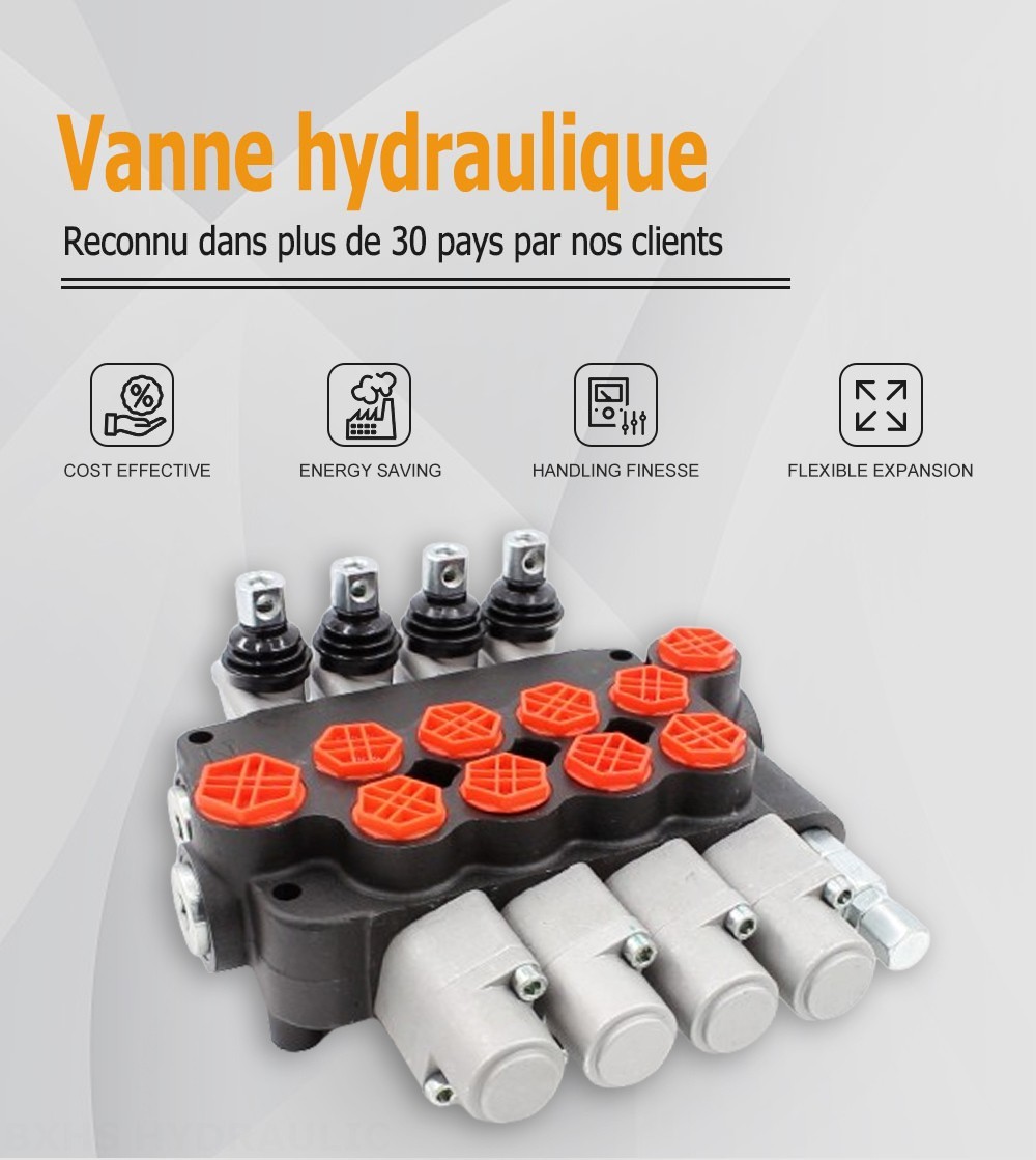 P80-G12-G34-OT Manuel 4 distributeurs Distributeur directionnel monobloc