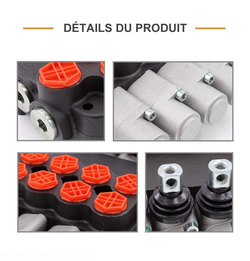 P80-G12-G34-OT Manuel 4 distributeurs Distributeur directionnel monobloc