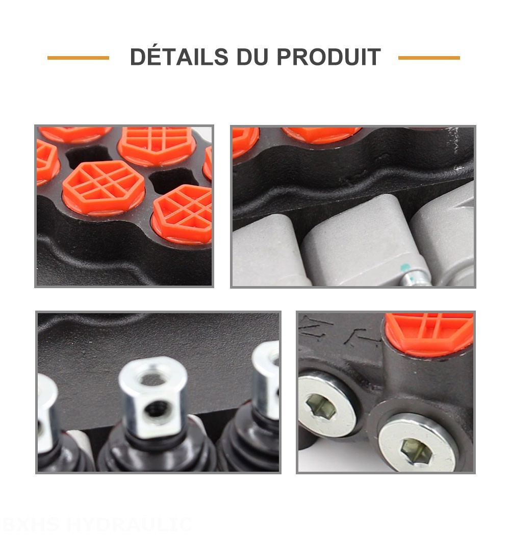 P80-G12-G34 Manuel 3 distributeurs Distributeur directionnel monobloc