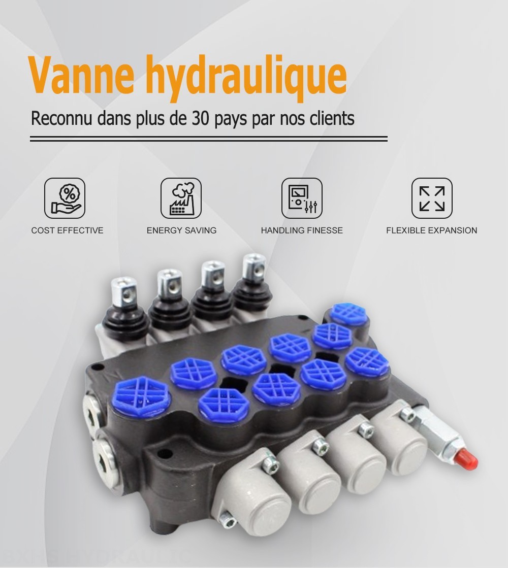 P80-G12-G34 Manuel 4 distributeurs Distributeur directionnel monobloc