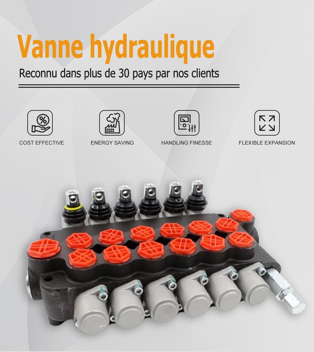 P80-G12-G34 Manuel 6 distributeurs Distributeur directionnel monobloc