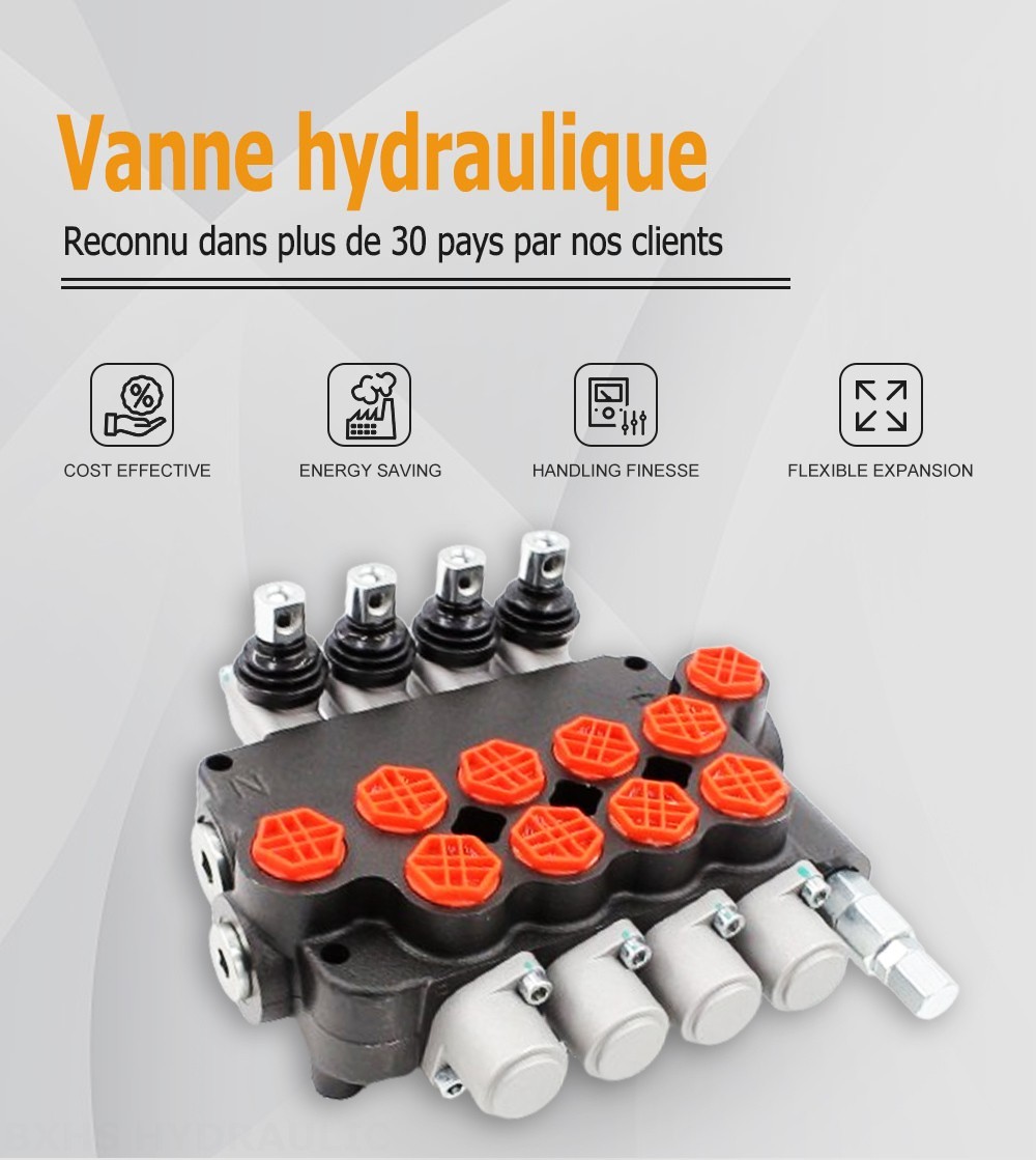 P80-G34-G12 Manuel 4 distributeurs Distributeur directionnel monobloc