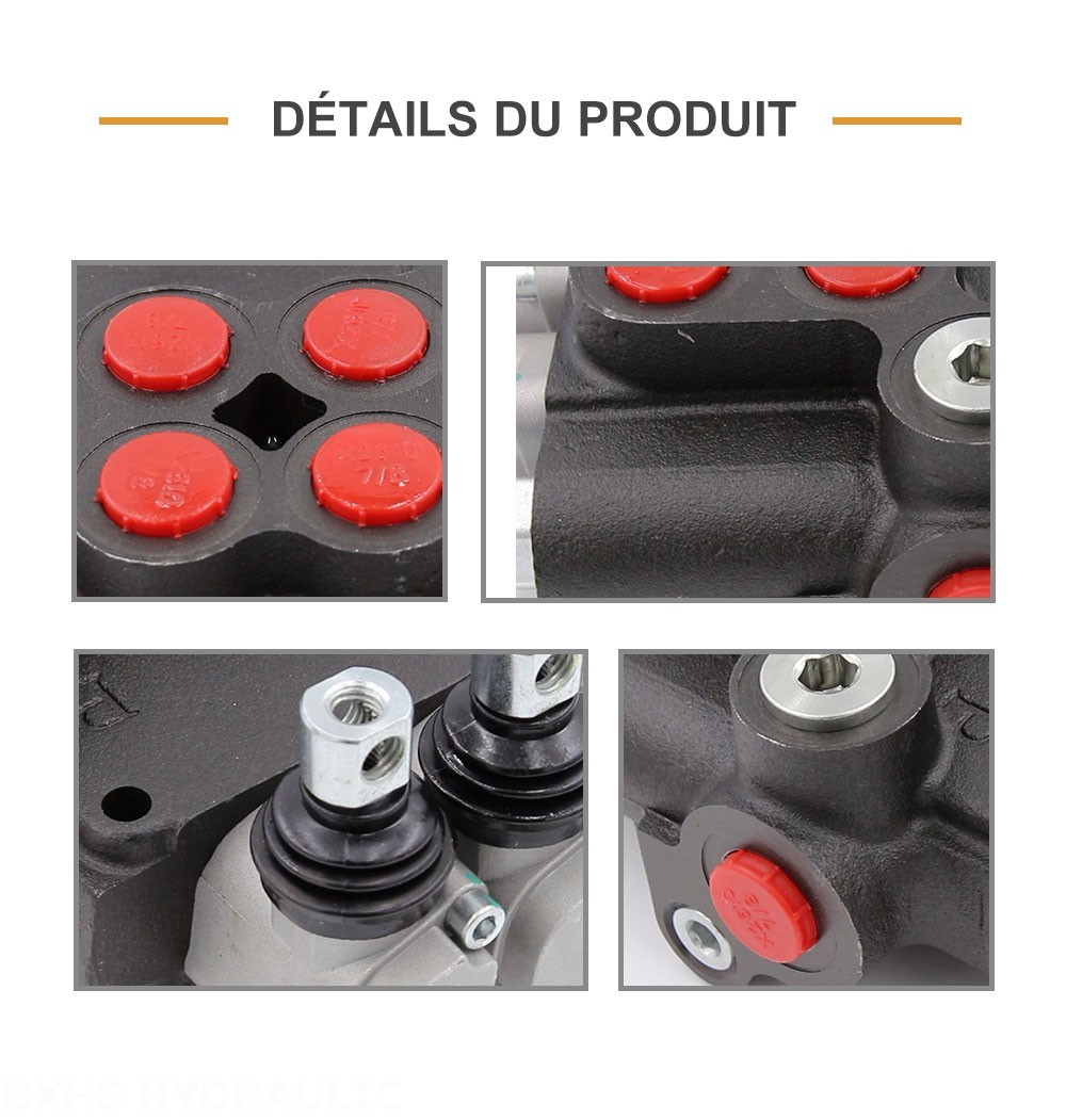 P80-U116-U78-2OT Manuel 2 distributeurs Distributeur directionnel monobloc