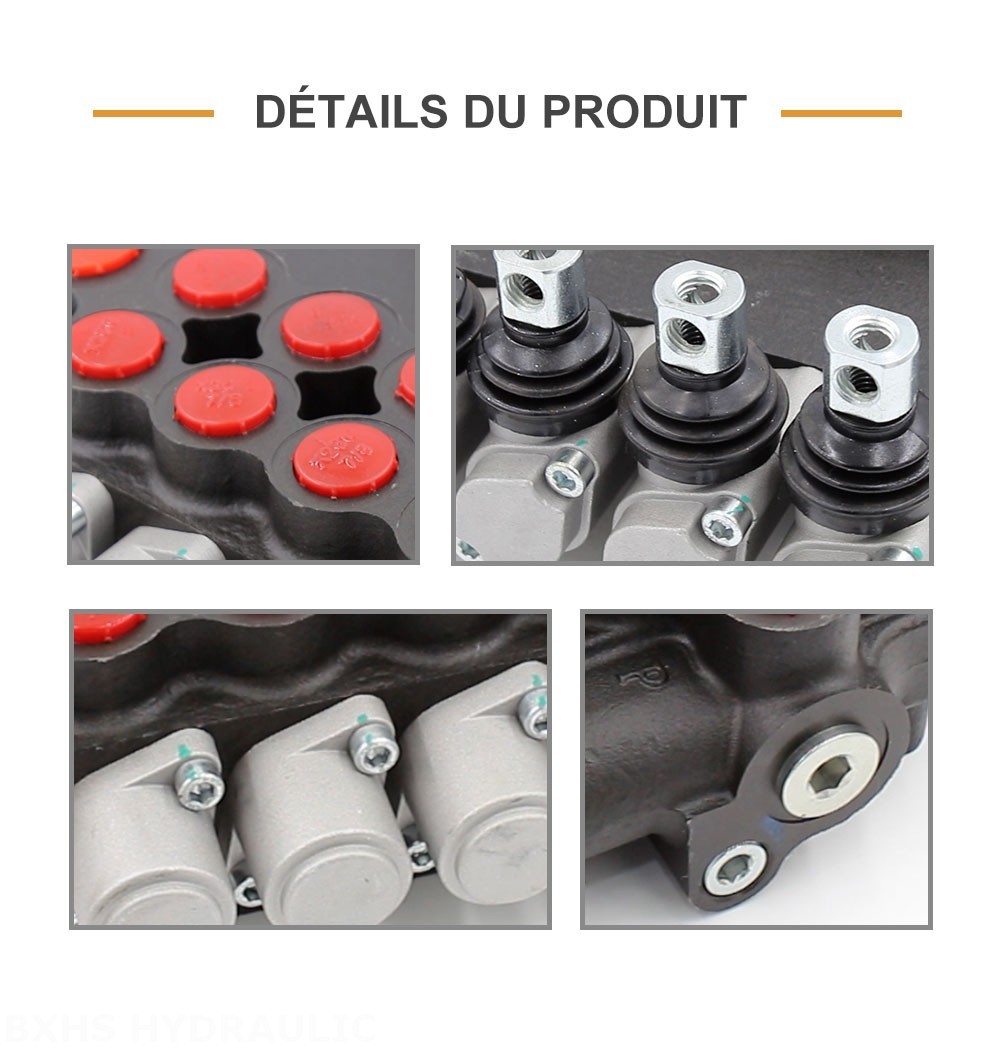 P80-U116-U78-5OT Manuel 5 distributeurs Distributeur directionnel monobloc