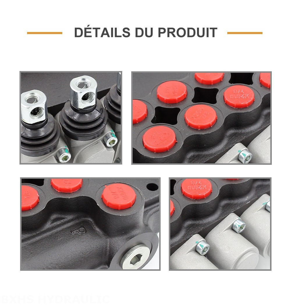 P80-U116-U78-OT Manuel 5 distributeurs Distributeur directionnel monobloc