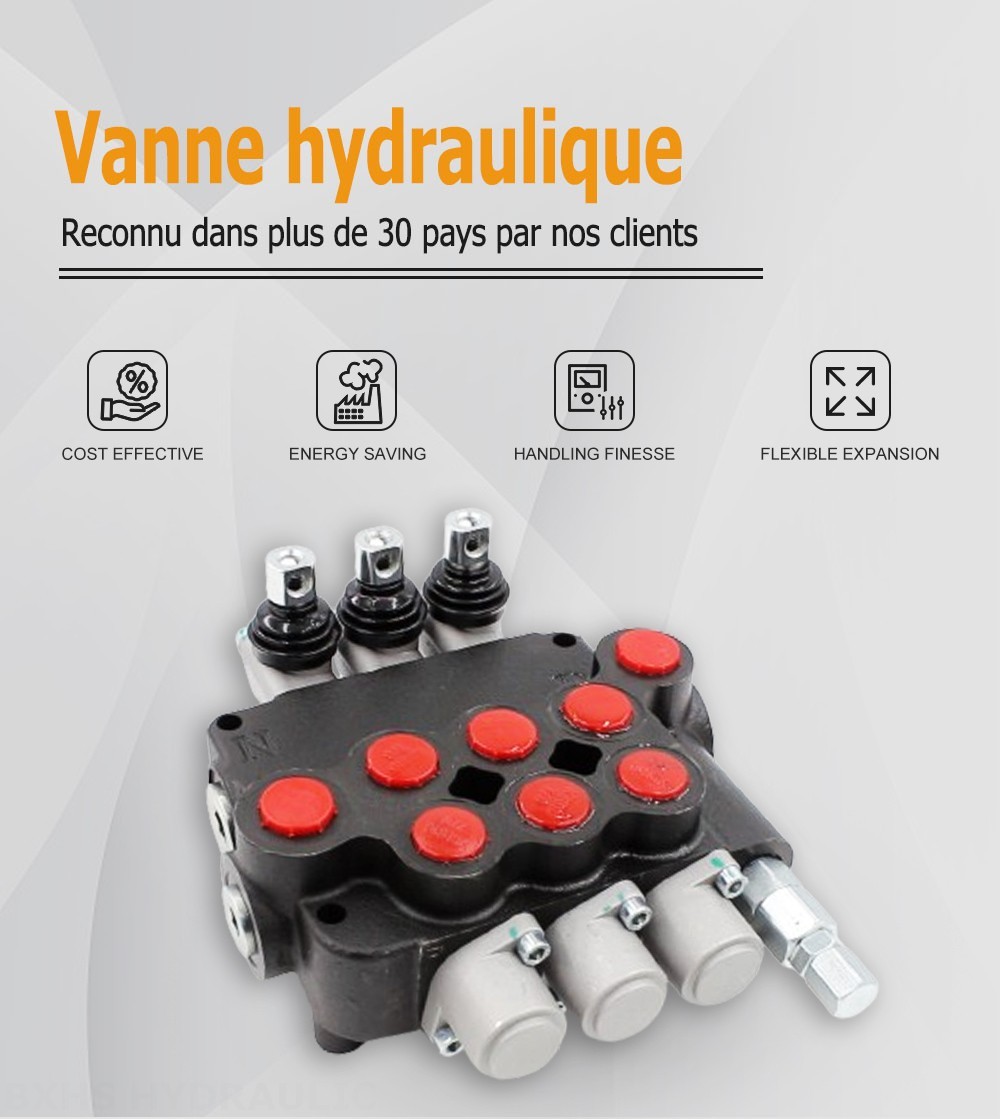 P80-U78-3OT Manuel 3 distributeurs Distributeur directionnel monobloc