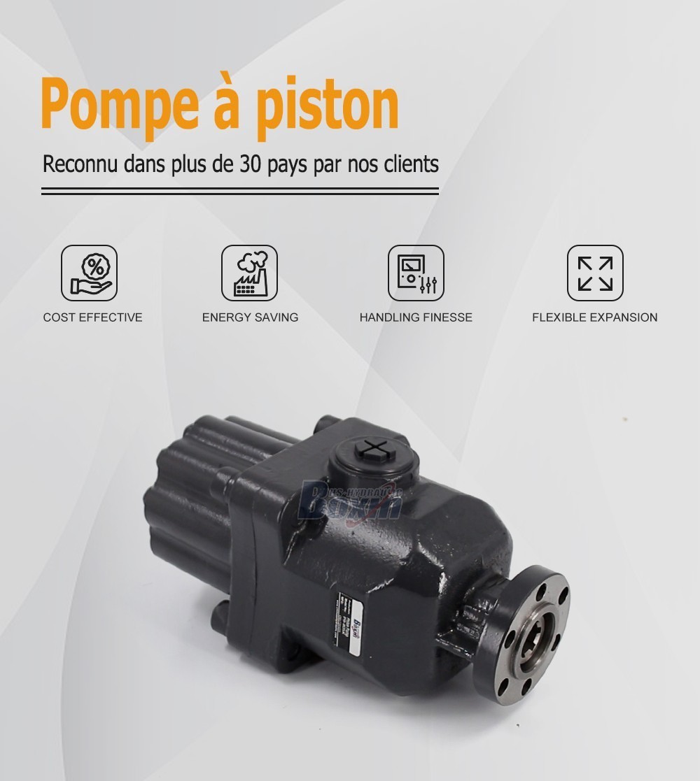 P9-80SK 80 cc/tr 25 MPa (3625 psi) Pompe hydraulique à pistons