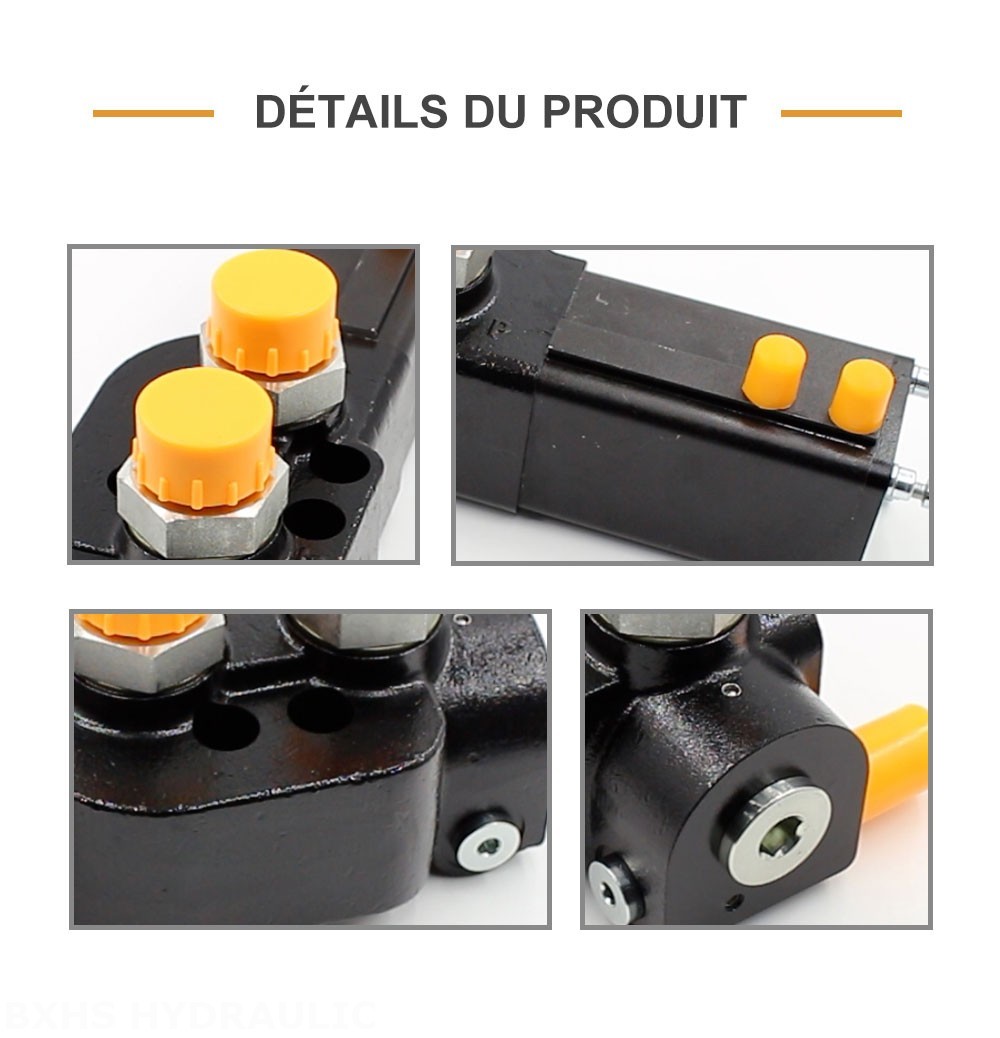 PC-1220-250-1 Pneumatique 1 distributeur Vanne de commande hydraulique