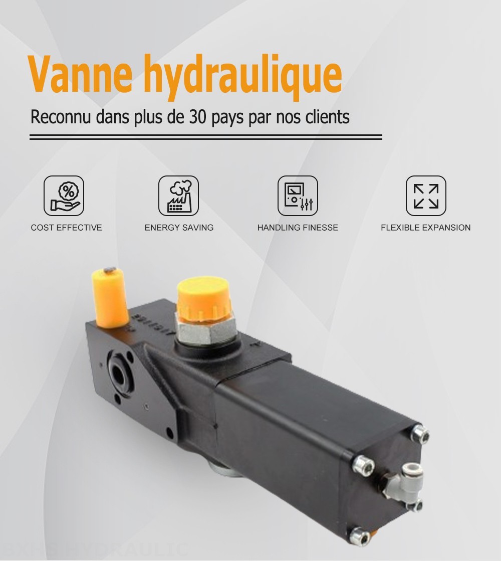 PT-1220 Pneumatique 1 distributeur Vanne de commande hydraulique