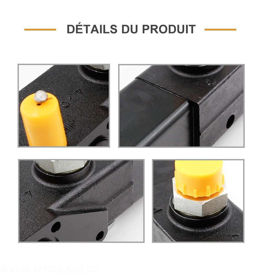 PT-1220 Pneumatique 1 distributeur Vanne de commande hydraulique