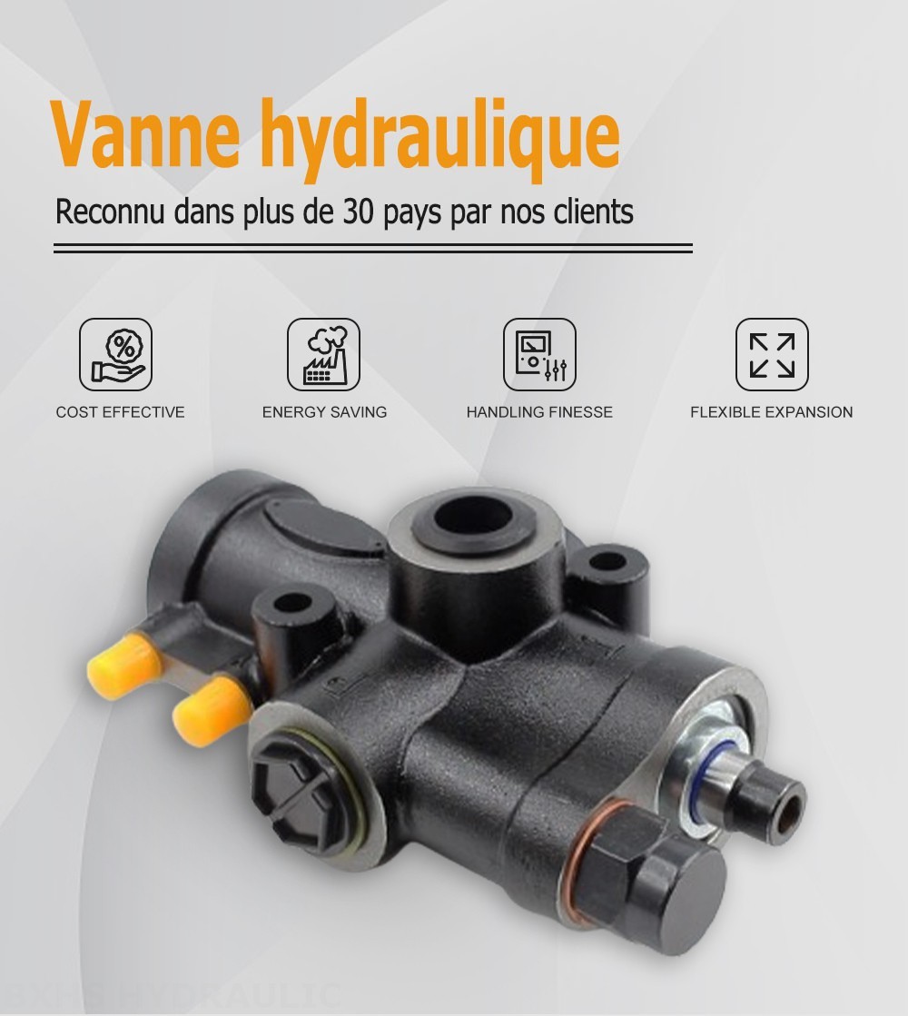 QFCK-F20L Pneumatique 1 distributeur Vanne de commande hydraulique