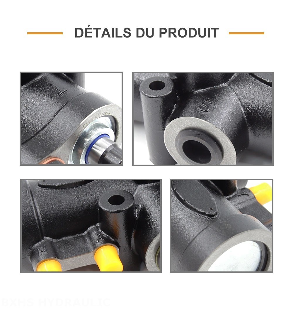 QFCK-F20L Pneumatique 1 distributeur Vanne de commande hydraulique