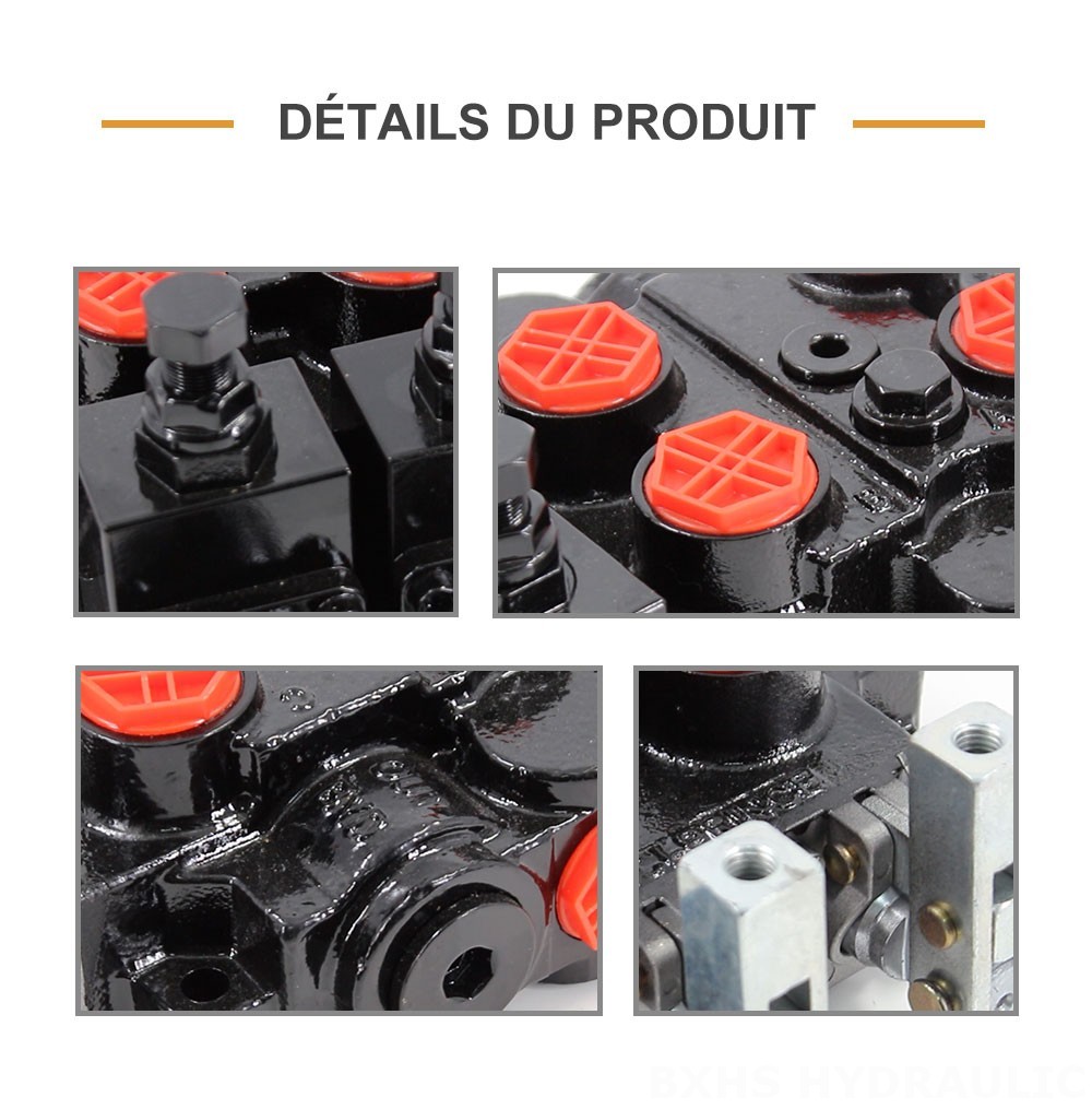 RD5200-OU2 Manuel 2 distributeurs Vanne de Contrôle Hydraulique