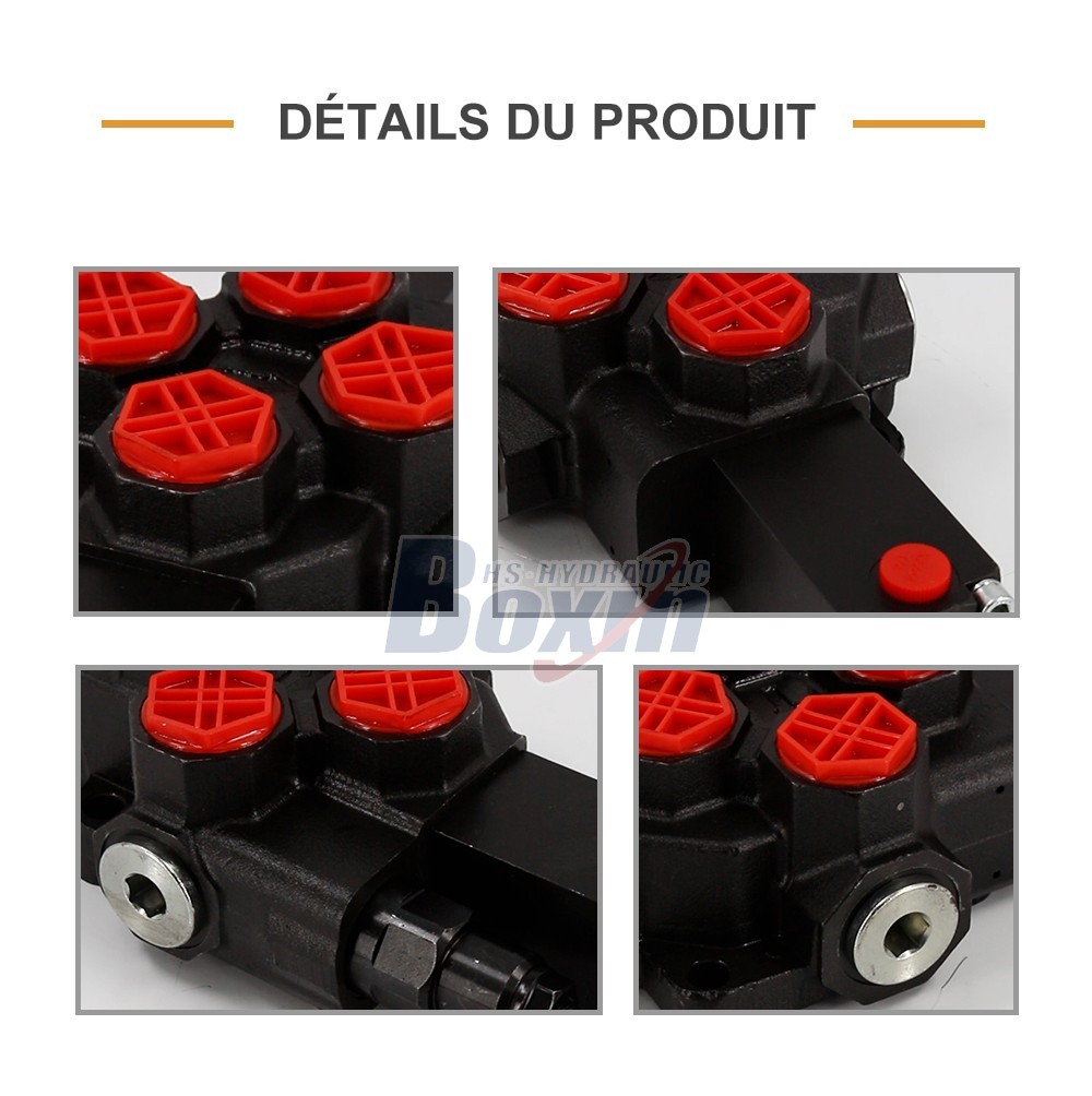 SD14Y-OT Hydraulique 1 tiroir Vanne directionnelle monobloc