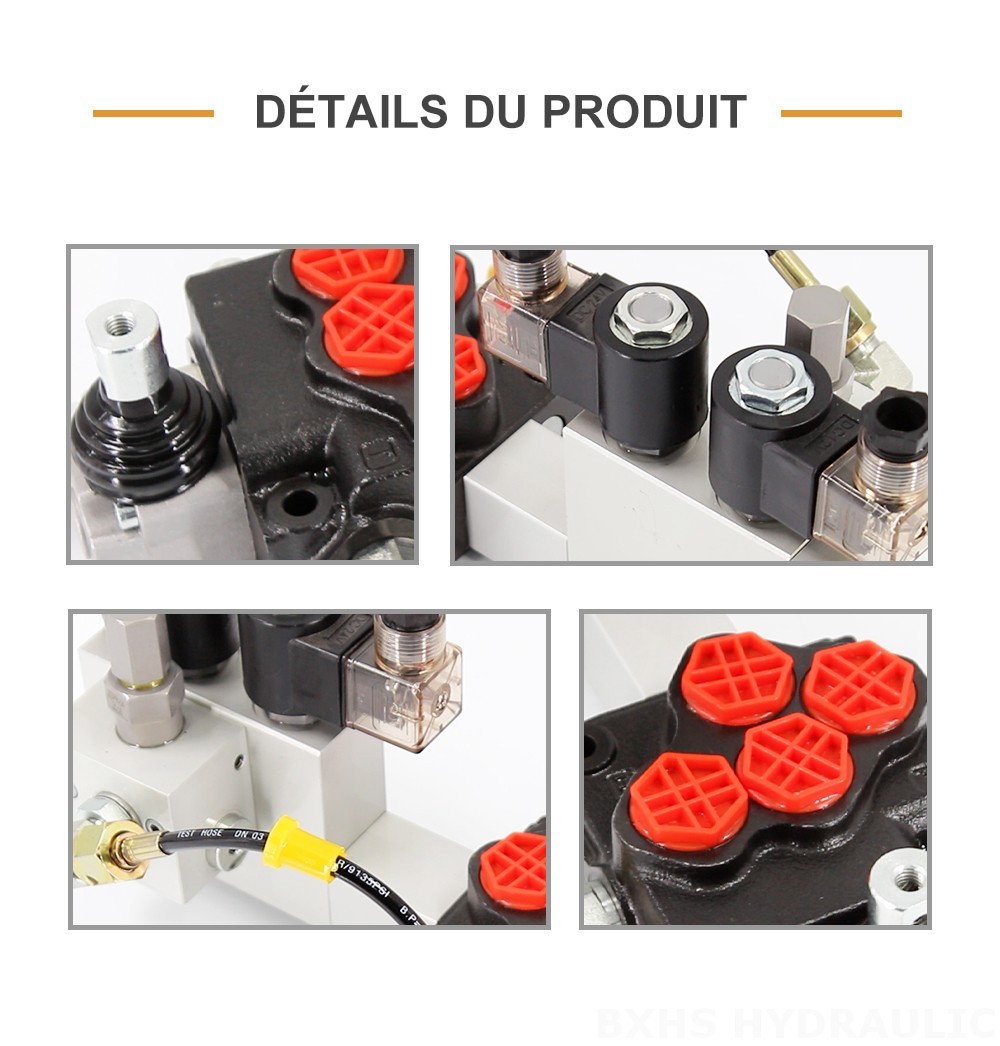 SD5 Électro-hydraulique 1 distributeur Vanne directionnelle monobloc
