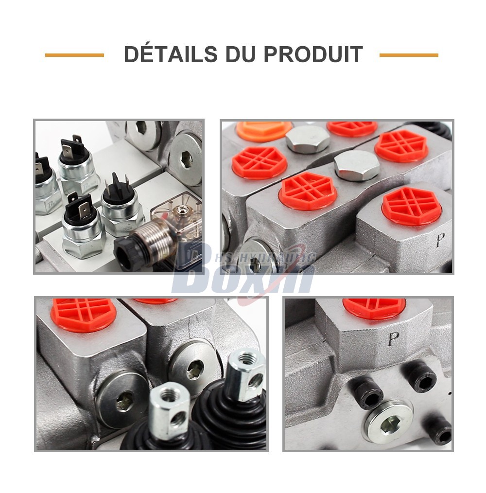 SDS180-PG2-2OTDD Manuel 2 tiroirs Distributeur directionnel sectionnel