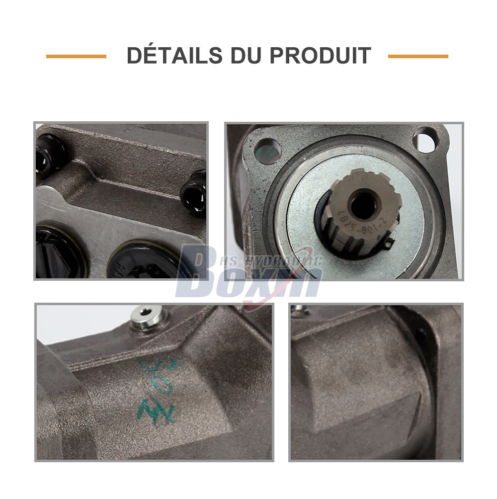 XPi-108L 108 cm³/tr 38 MPa (5511 psi) Pompe hydraulique à pistons