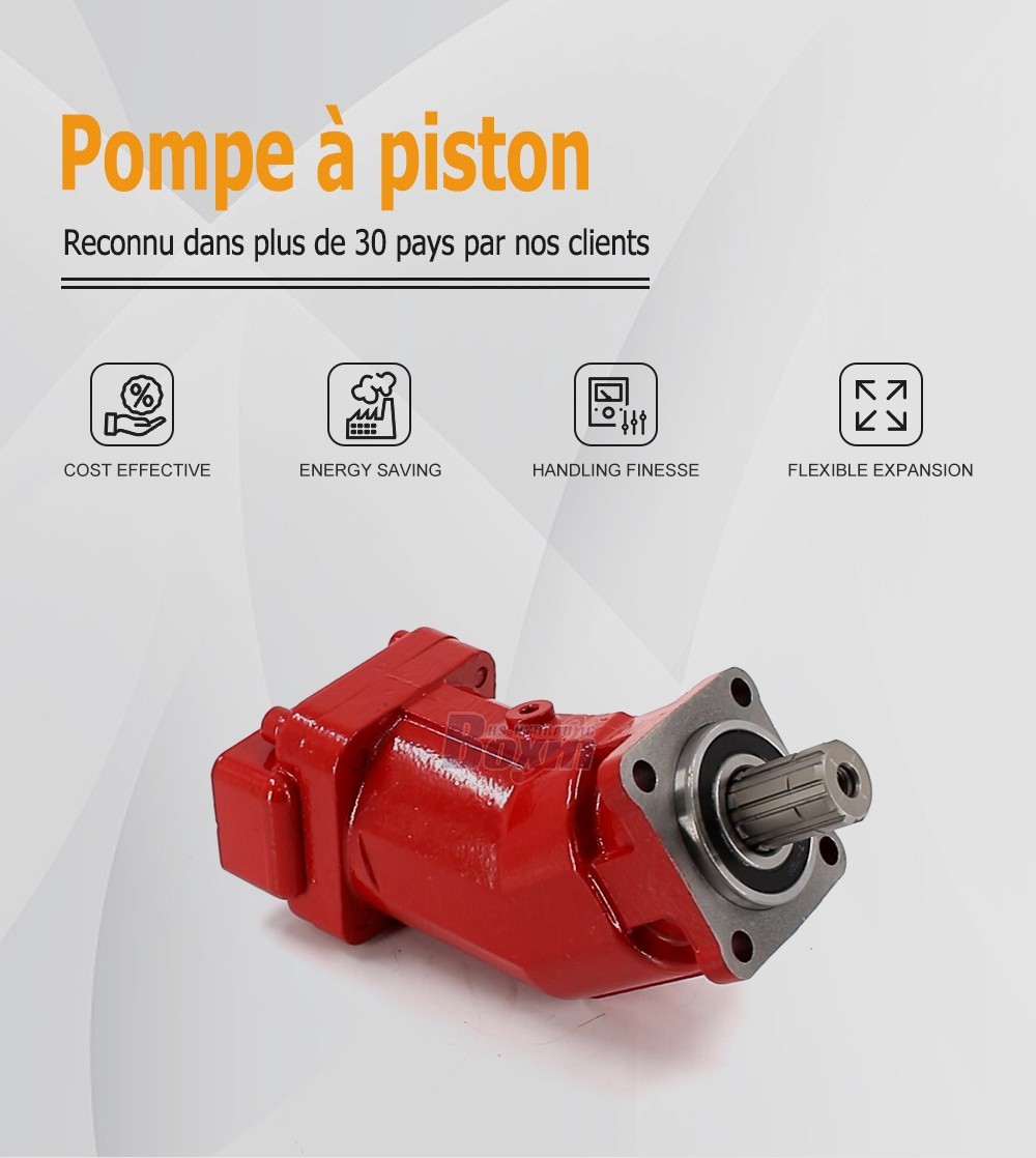 XPi-63L 63 cc/tr 38 MPa (5511 psi) Pompe hydraulique à pistons