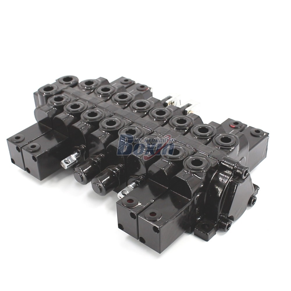 8 Spool Hydraulic Directional Control Valve HSW50 Manual Override main image