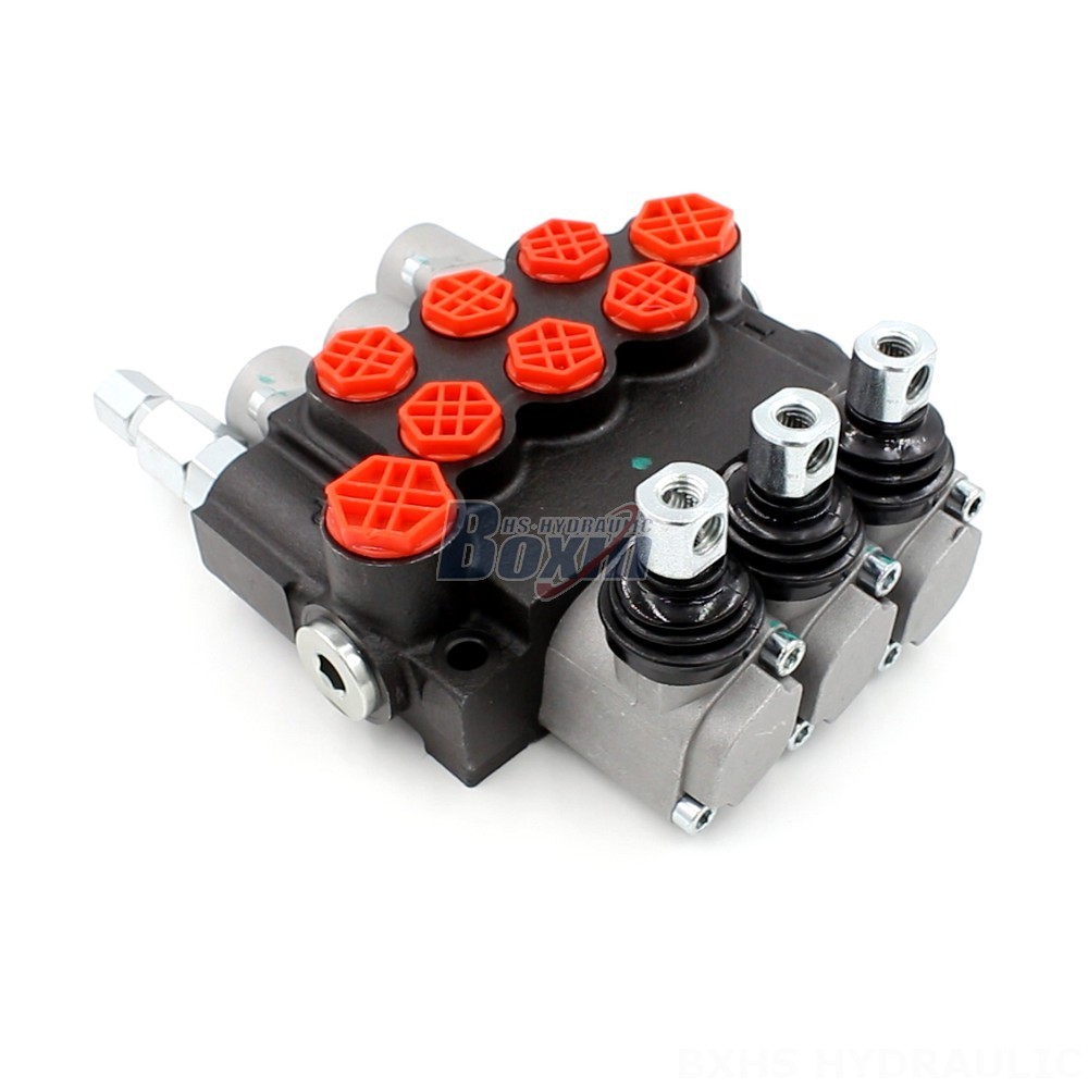 P40-G12-G38-OT-OT-OT Manual 3 Spool Monoblock Directional Valve | Manufacturer & Global Supplier main image