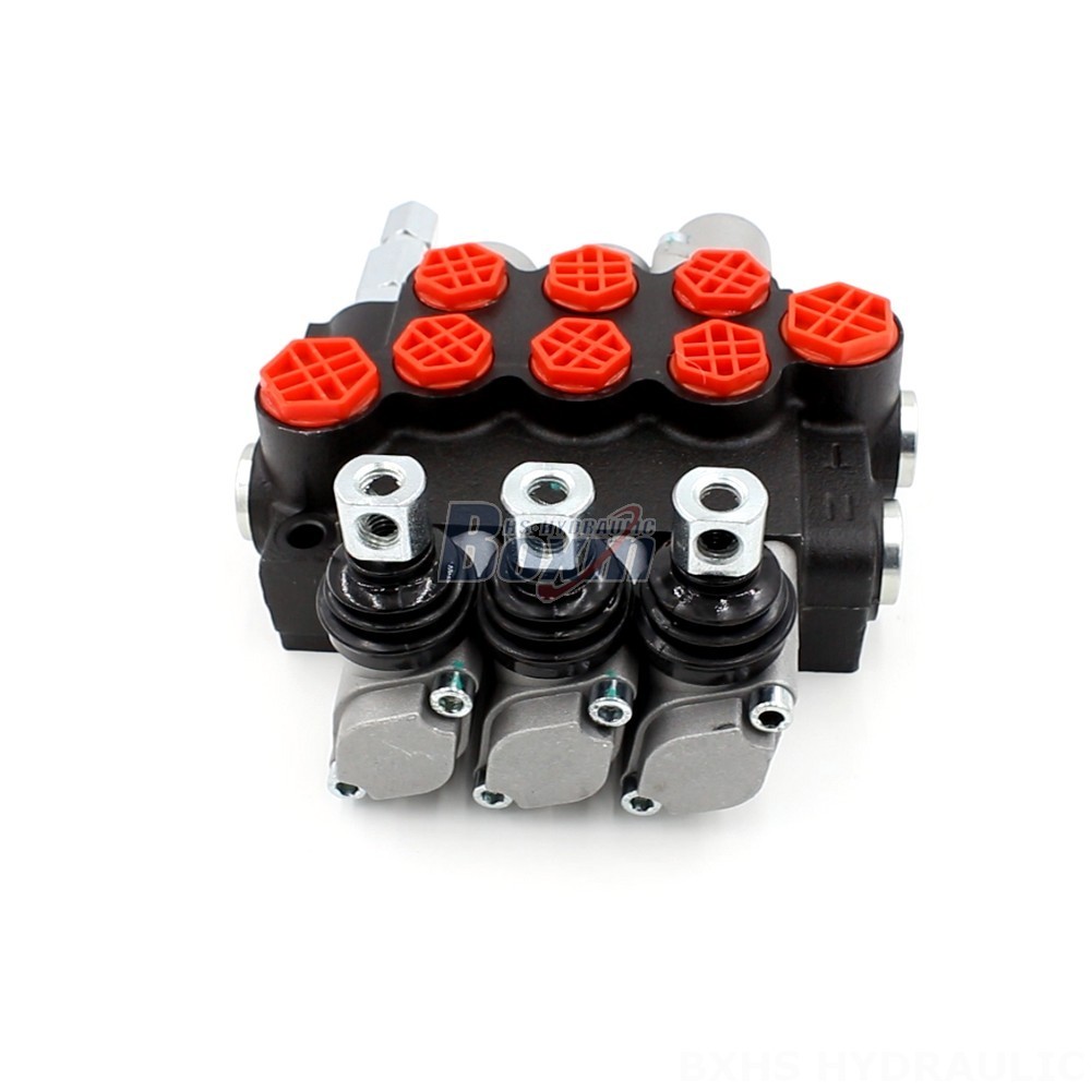 P40-G12-G38-OT-OT-OT Manual 3 Spool Monoblock Directional Valve | Manufacturer & Global Supplier main image