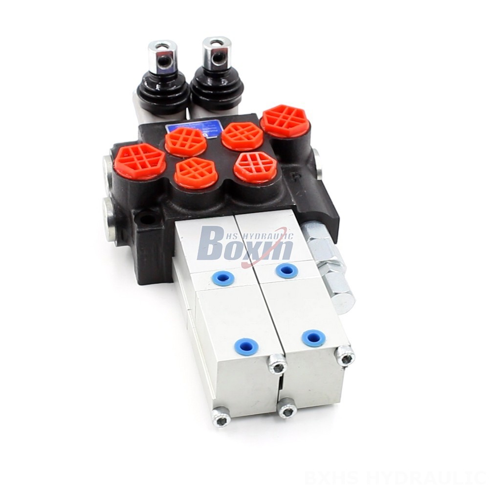 P40 Pneumatic 2 Spool Monoblock Directional Valve main image
